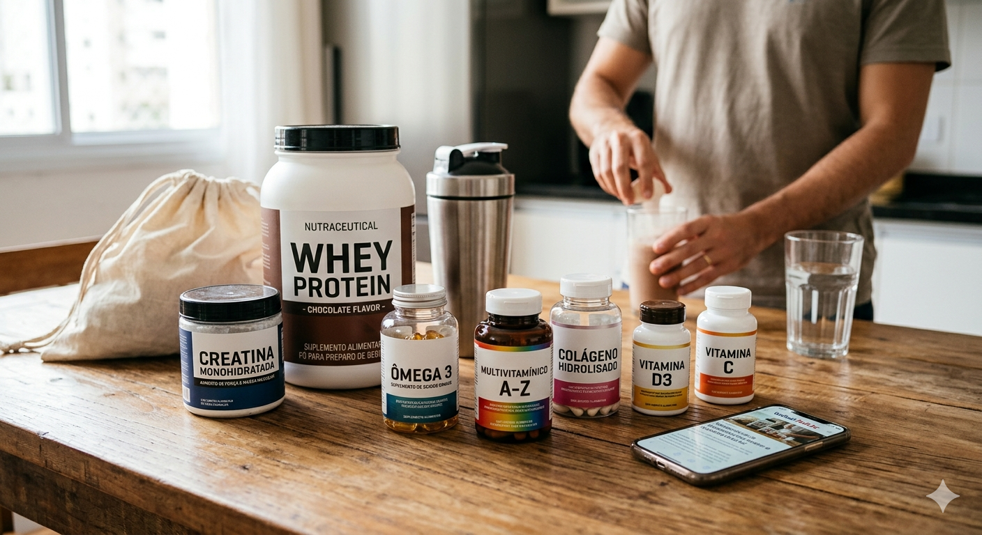 Suplementos alimentares ajudam a melhorar sua saúde diária