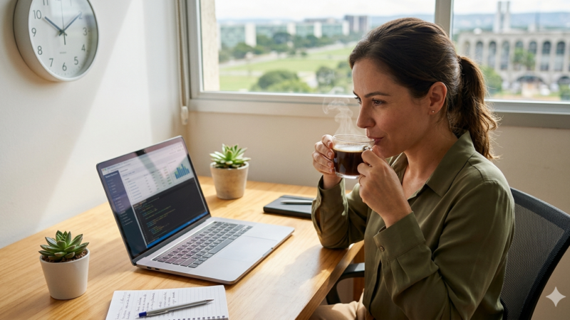Café na hora certa garante mais foco e energia