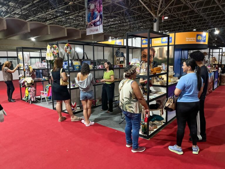 O 21º Salão do Artesanato – Raízes Brasileiras conta com a participação de 40 artesãs e manualistas selecionadas pelo projeto Cerrado Feminino | Foto: Samuel Marques/SMDF