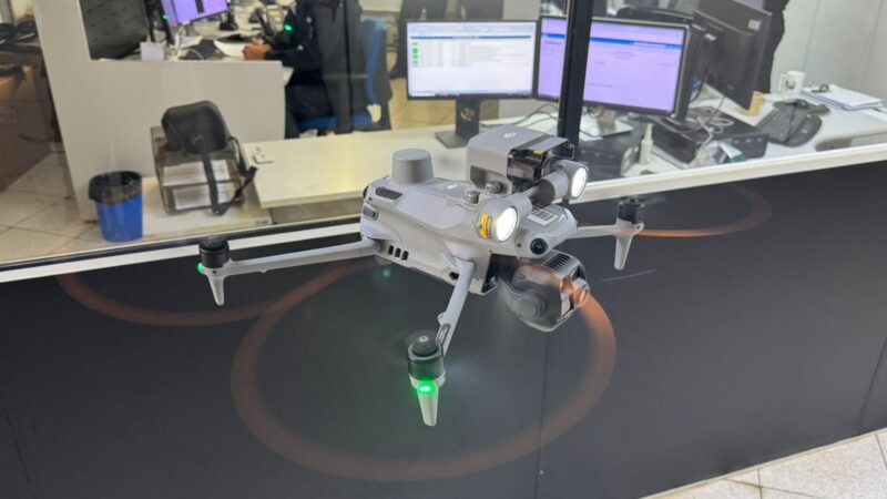 Drone reforça segurança no Metrô-DF com tecnologia avançada