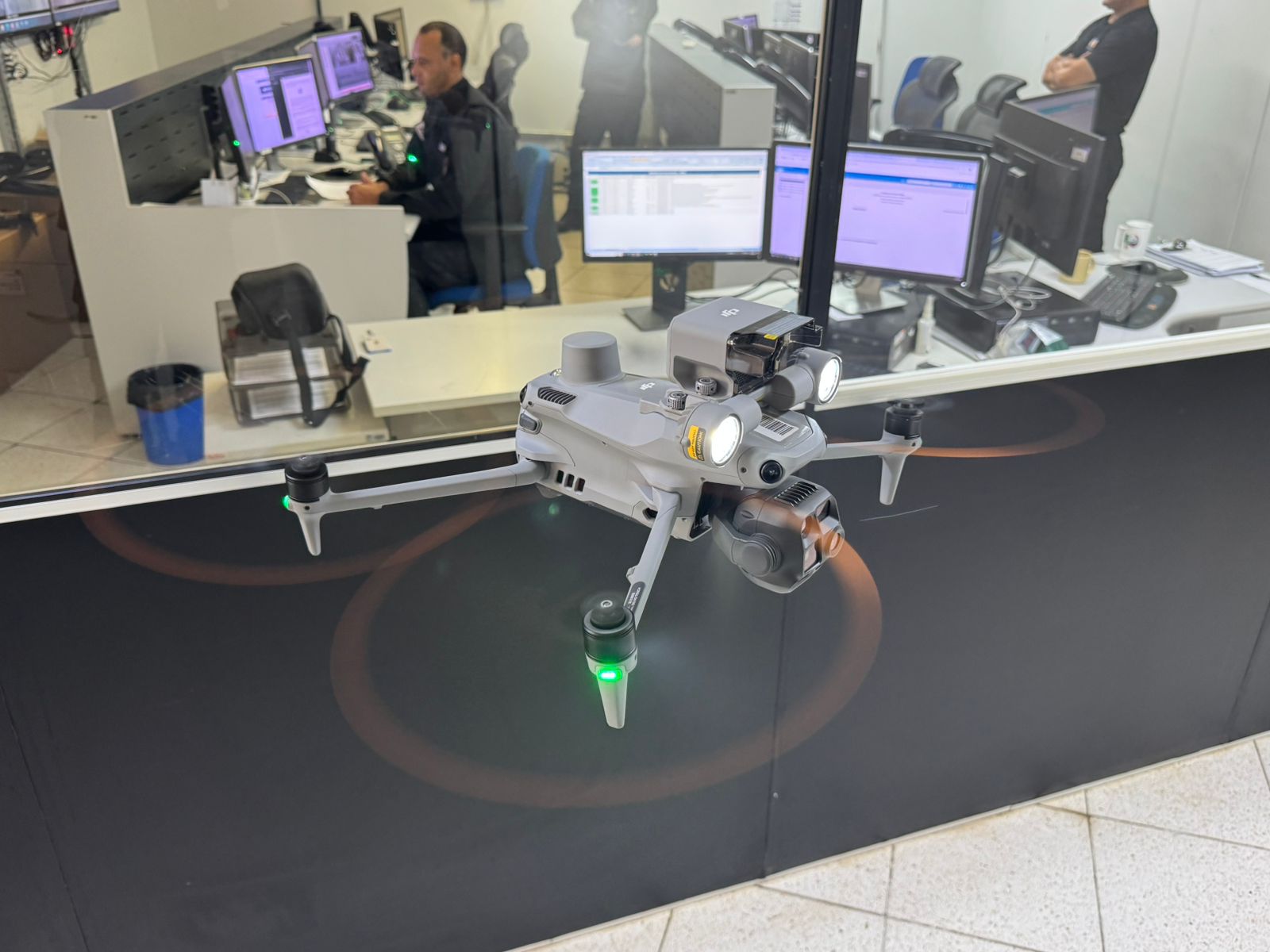 Drone reforça segurança no Metrô-DF com tecnologia avançada