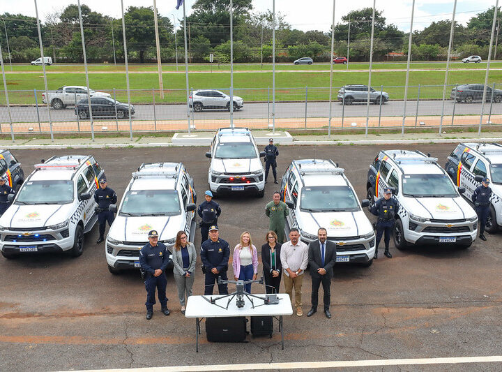 PMDF recebe novas viaturas e drone para reforçar a segurança no DF