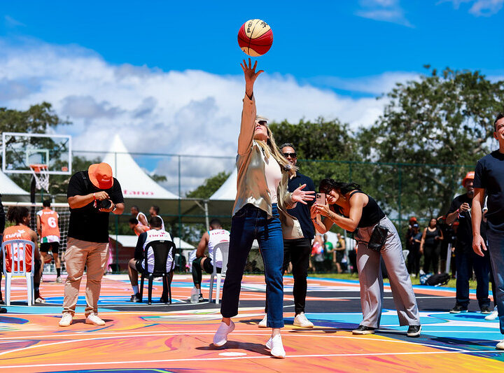 Parque da Cidade ganha quadras renovadas para esporte e lazer