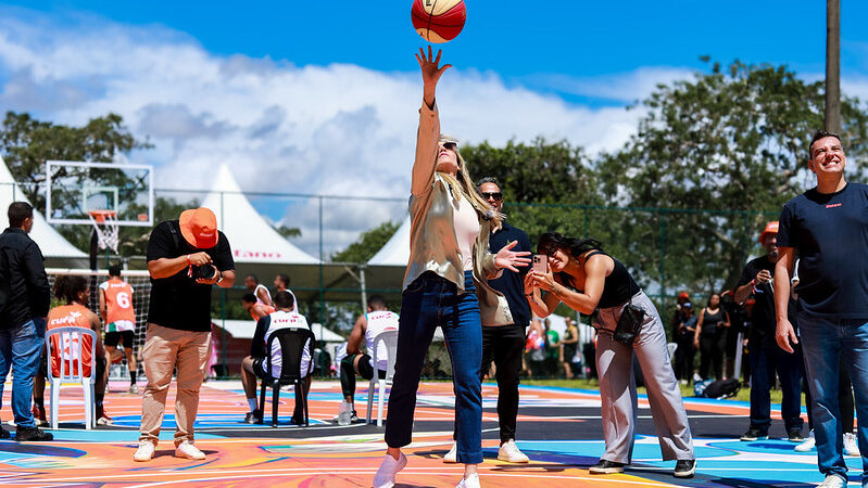 Parque da Cidade ganha quadras renovadas para esporte e lazer