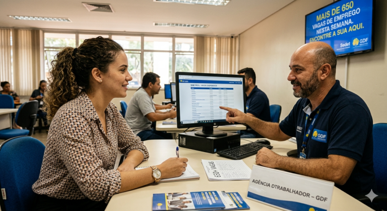 Semana começa com mais de 650 vagas de emprego