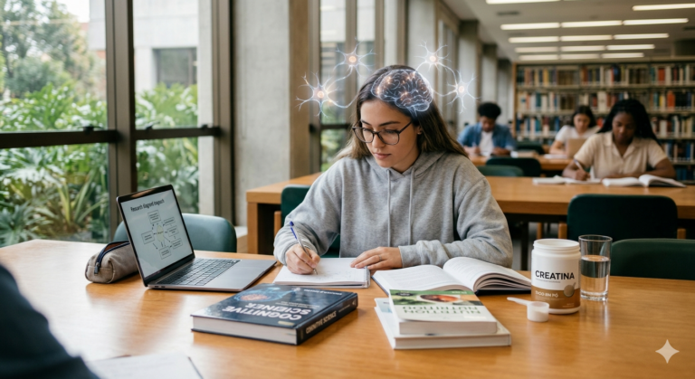 Creatina ajuda a melhorar o foco e a saúde do cérebro