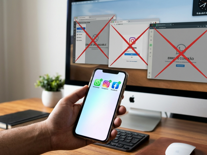 Plataformas da Meta apresentam instabilidade nesta quarta-feira