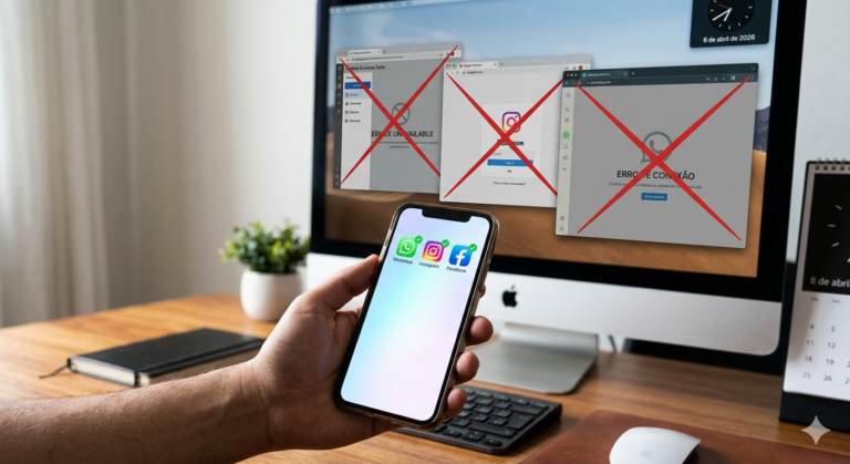 Plataformas da Meta apresentam instabilidade nesta quarta-feira