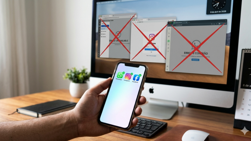 Plataformas da Meta apresentam instabilidade nesta quarta-feira