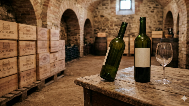 Padrão das garrafas de vinho tem explicação que vem do passado