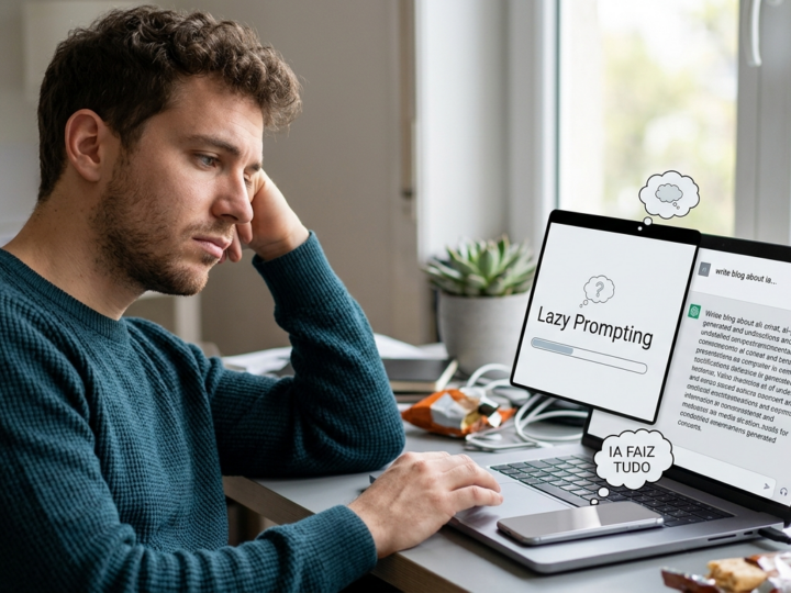 Lazy Prompting: entenda o “vício” em IA que preocupa especialistas