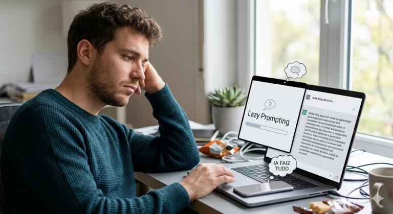 Lazy Prompting: entenda o “vício” em IA que preocupa especialistas