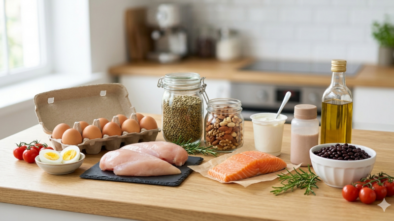 Proteína na medida certa: Saiba quanto comer para manter os músculos