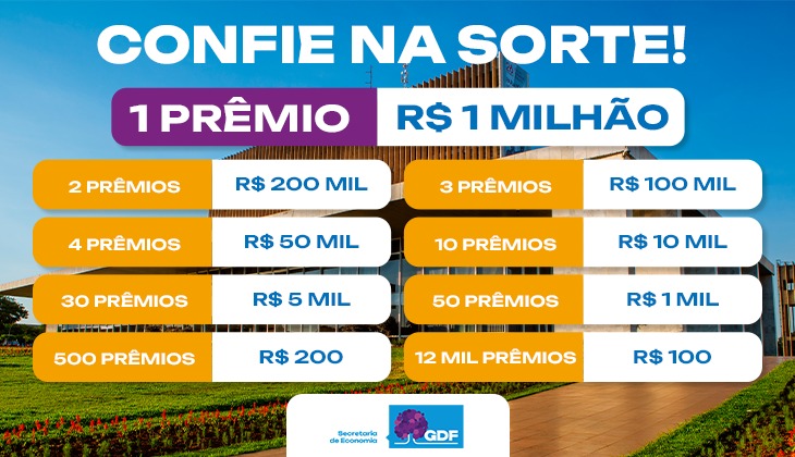 Nota Legal realiza sorteio de prêmios nesta quarta-feira 20