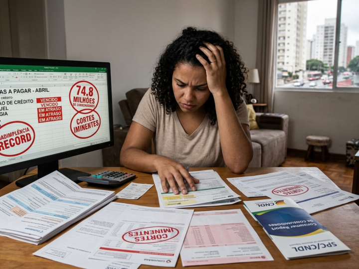 Inadimplência bate recorde e atinge milhões de consumidores