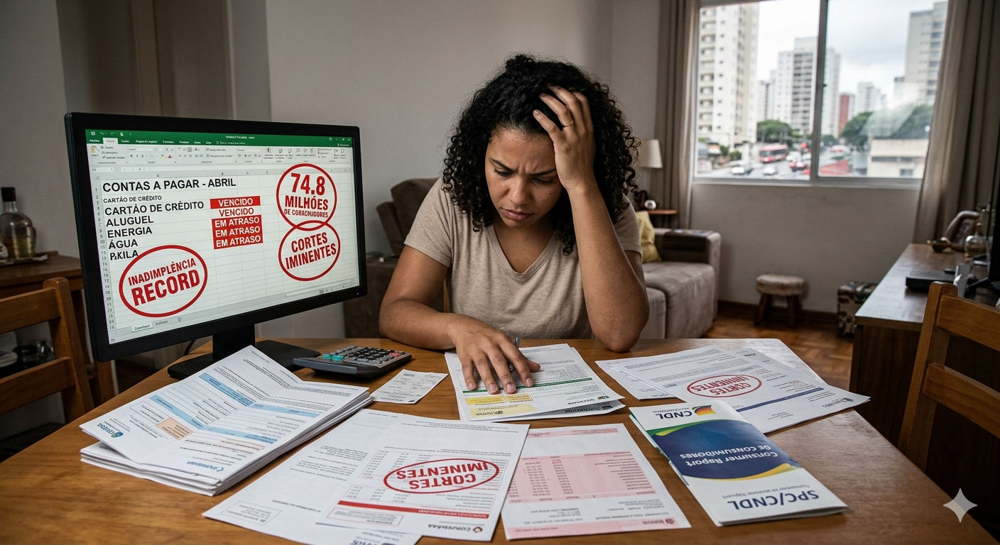 Inadimplência bate recorde e atinge milhões de consumidores