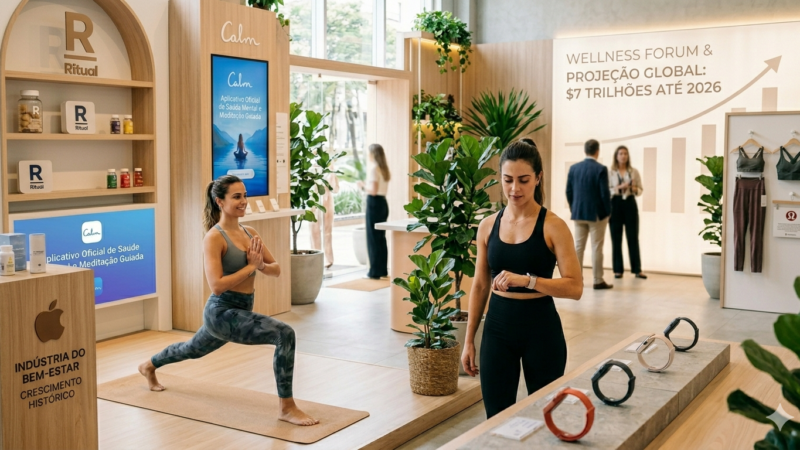 Mercado wellness projeta faturamento histórico no mundo até 2026