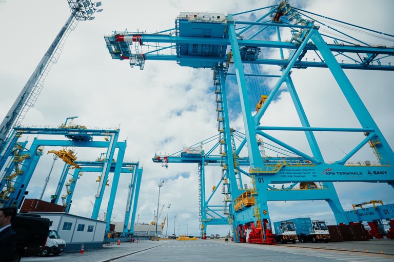 Programa Novo PAC direciona recursos públicos e privados para melhoria do setor portuário brasileiro. Novo terminal ocupa uma área de aproximadamente 495 mil m² | Foto: Janaína Pepeu/GovPE