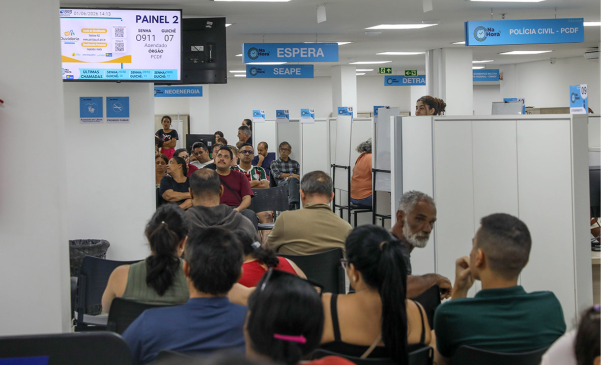 Na Hora amplia serviços públicos com 670 mil atendimentos no DF