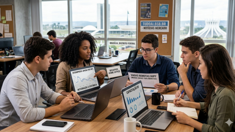 Home office dificulta contratação de jovens em início de carreira