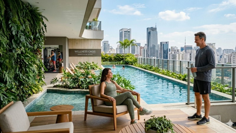 Mercado imobiliário de luxo cresce com foco em bem estar e saúde