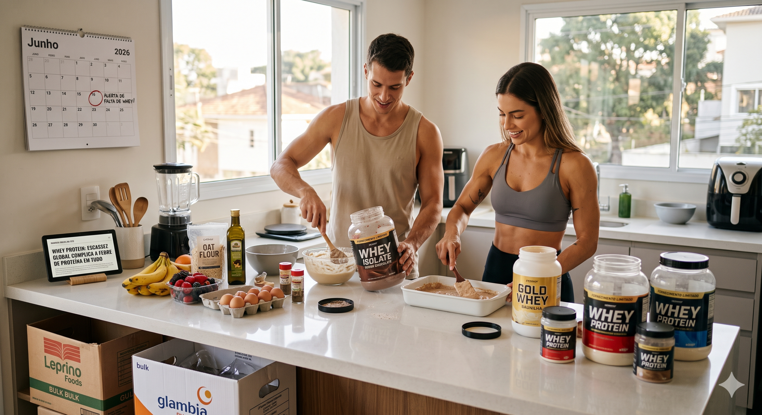 Whey protein enfrenta escassez global com febre de proteína