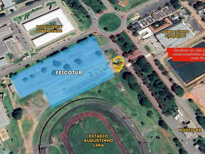 Trânsito em Sobradinho sofre alterações por causa de feira local