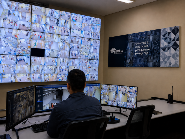 Os equipamentos estão instalados em pontos estratégicos e acompanham a movimentação em áreas de circulação e acessos | Foto: Divulgação/IgesDF