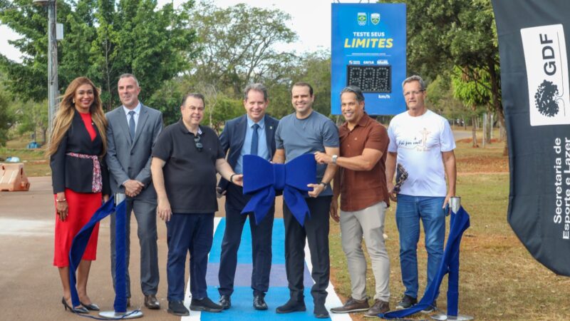 Parque da Cidade ganha pista de velocidade inovadora com radar