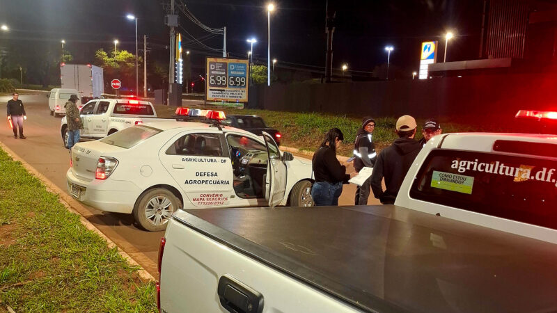 Blitz sanitária protege a produção de alimentos no Distrito Federal