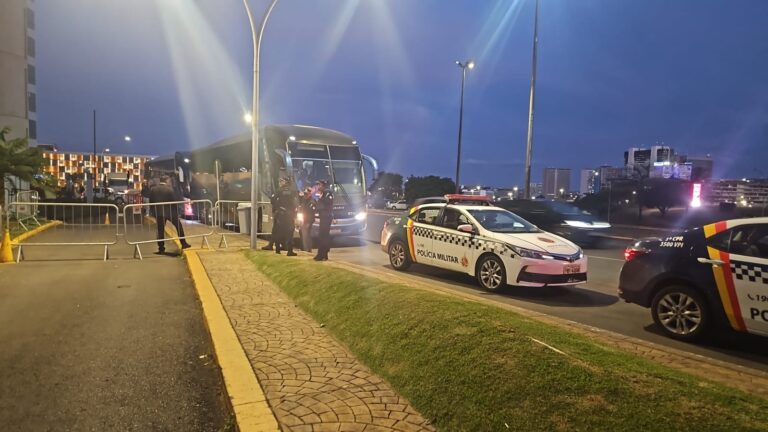 As equipes policiais atuam de forma integrada, promovendo a segurança dos atletas e delegações | Foto: Divulgação/PMDF