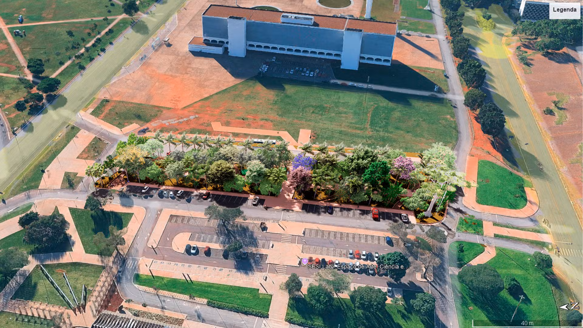 SESI Lab cria galeria viva com 90 espécies de plantas em Brasília