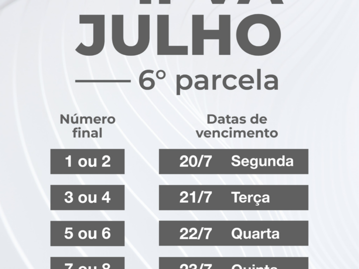Última parcela do IPVA 2026 começa a vencer hoje no DF