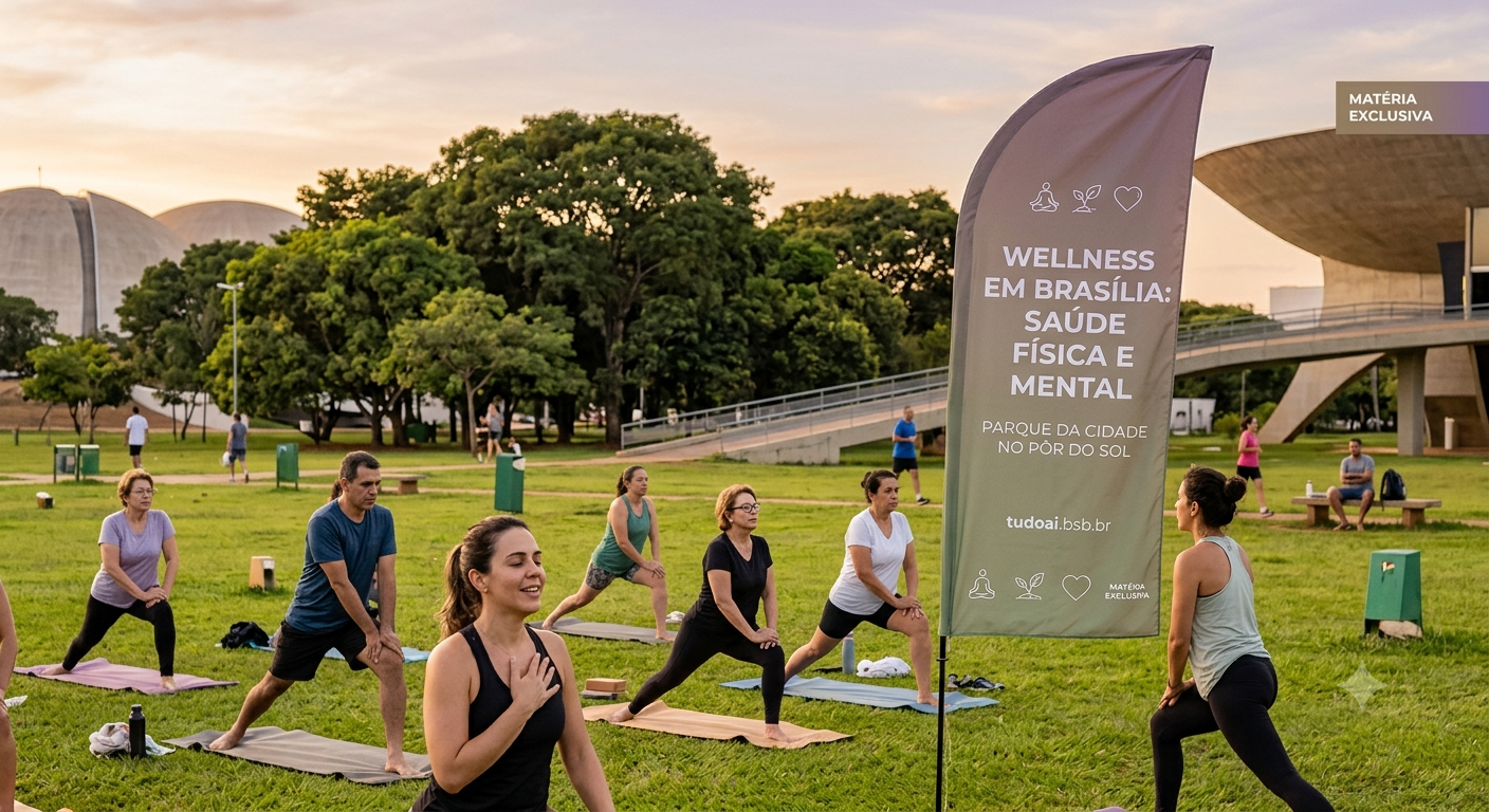 Bem-estar em Brasília ganha força com eventos e arquitetura