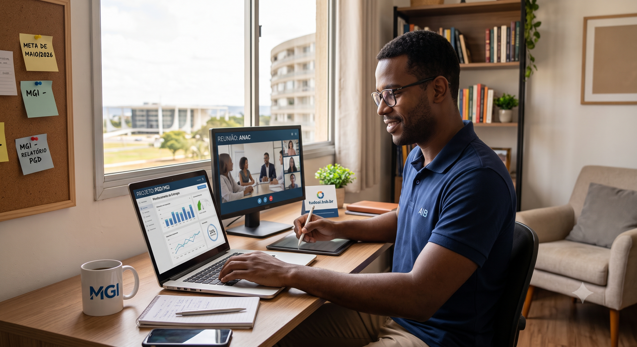 Trabalho remoto atinge quase um quarto dos servidores