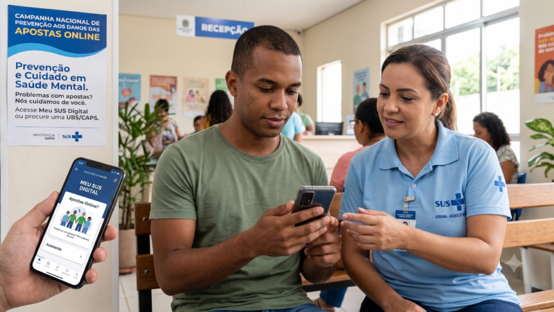 Apostas online ganham alerta e atendimento no SUS