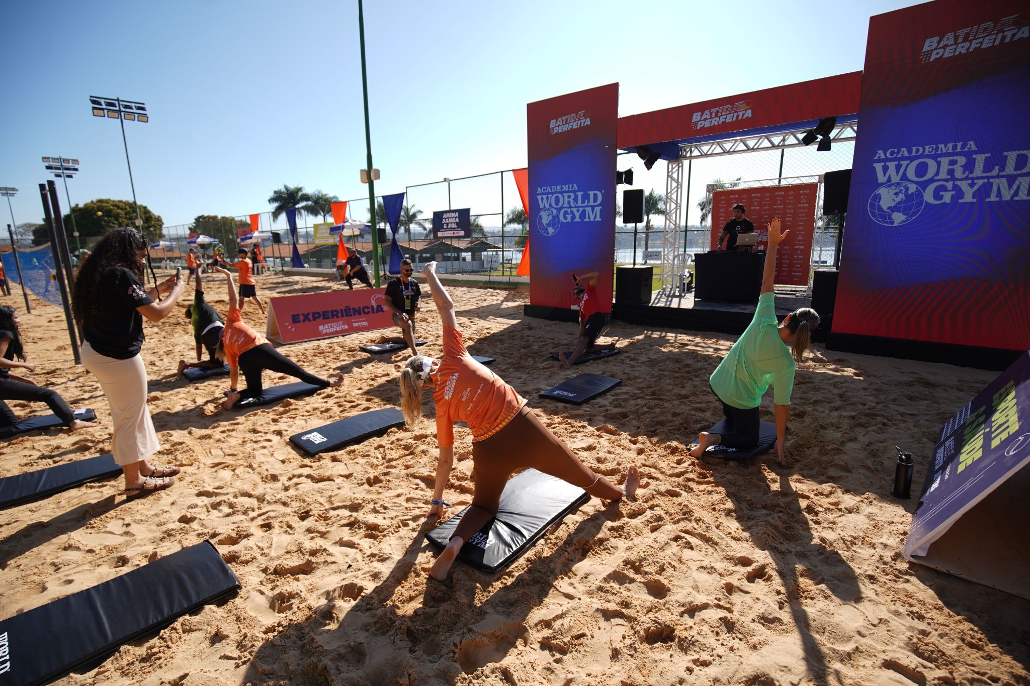 Esporte e bem-estar atraem famílias ao Festival Batida Perfeita