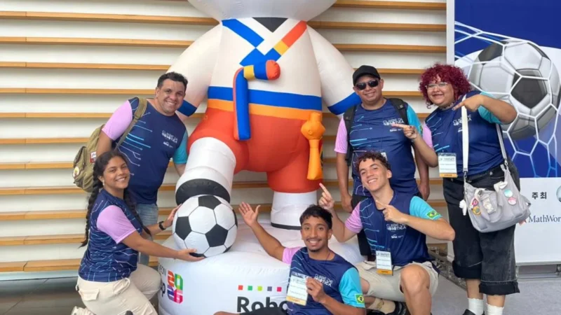 Robótica de Taguatinga conquista título mundial na Coreia do Sul