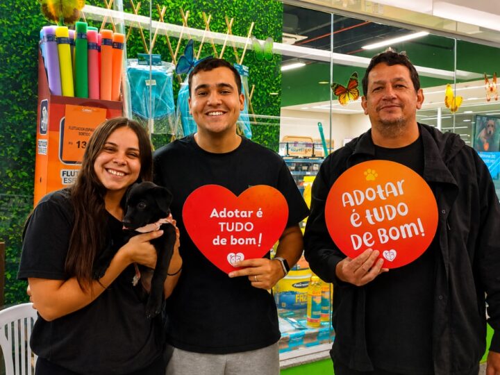 Feira de adoção pet no Venâncio Shopping reúne cães e gatos