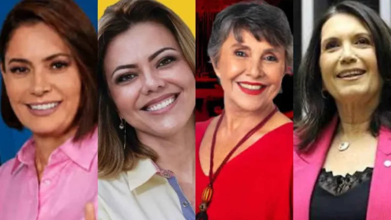 Michelle, Leila, Erika e Bia lideram disputa ao Senado no DF