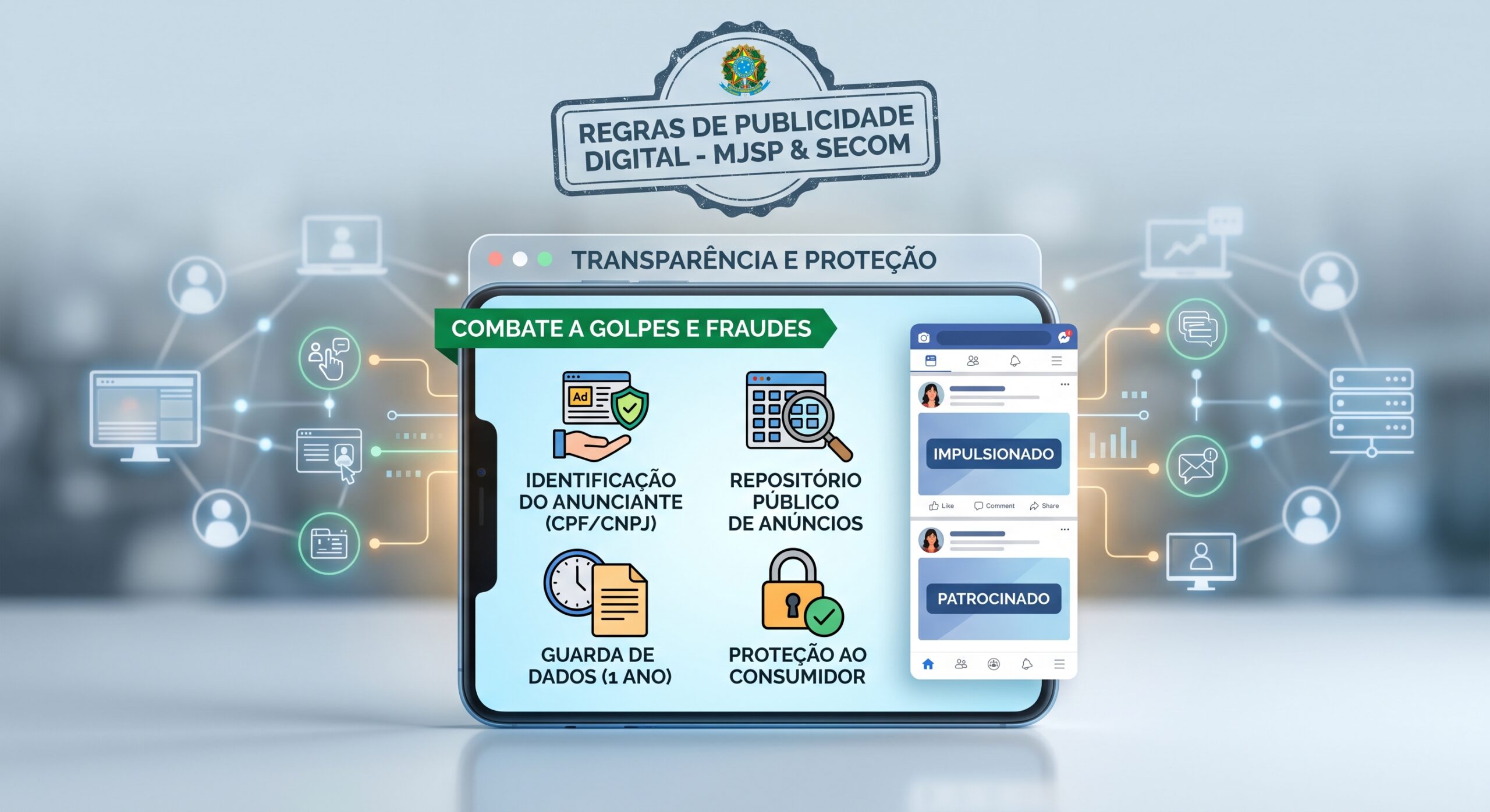Governo cria novas regras digitais para barrar fraudes e golpes na web
