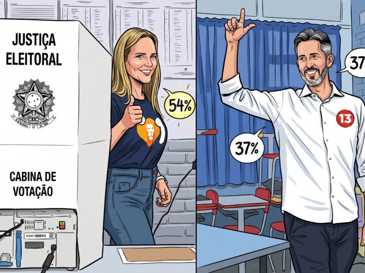 Datafolha aponta Celina Leão com 54% e Leandro Grass com 37%