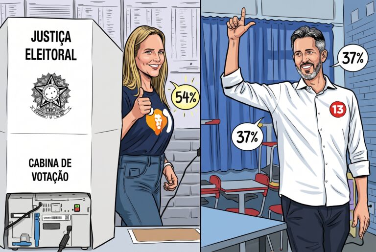 Datafolha aponta Celina Leão com 54% e Leandro Grass com 37%