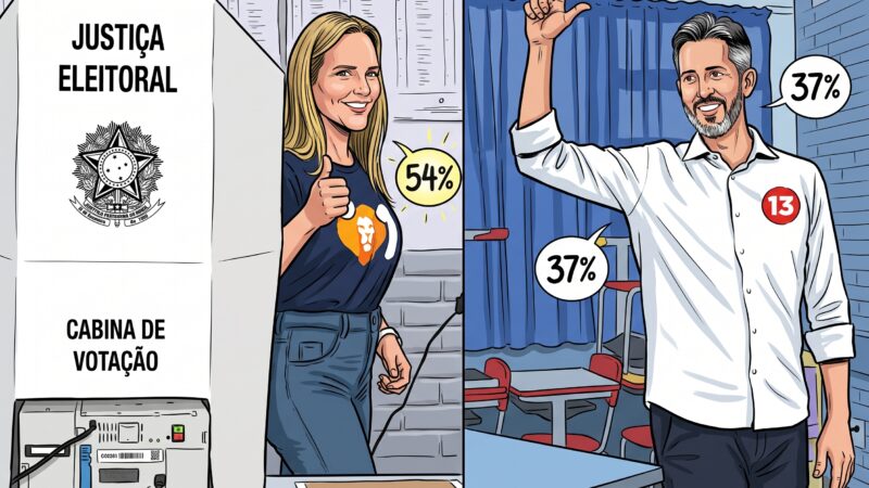 Datafolha aponta Celina Leão com 54% e Leandro Grass com 37%