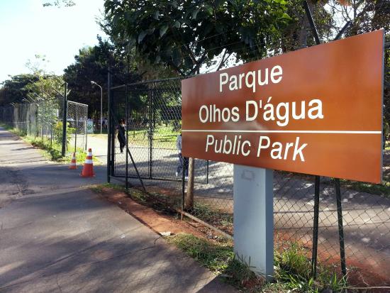 Parque Olhos d’Água reduz horário por falha na iluminação