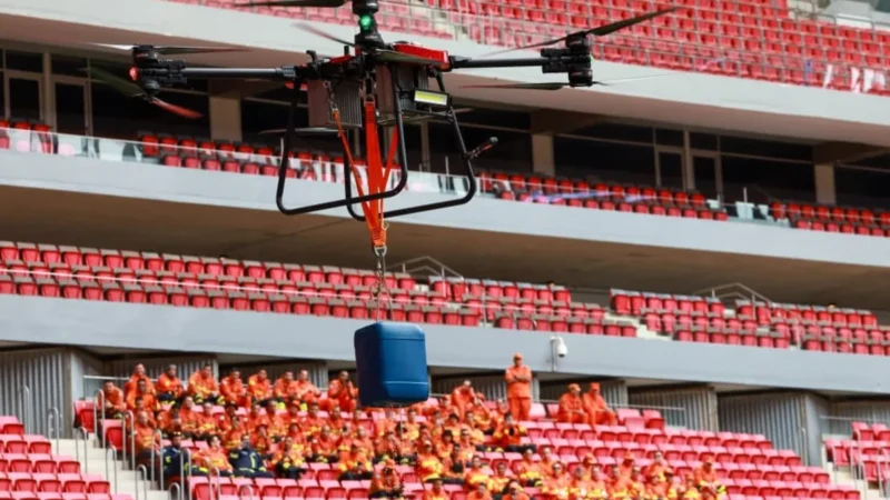 CBMDF treina resposta a ataque terrorista com drone em Brasília