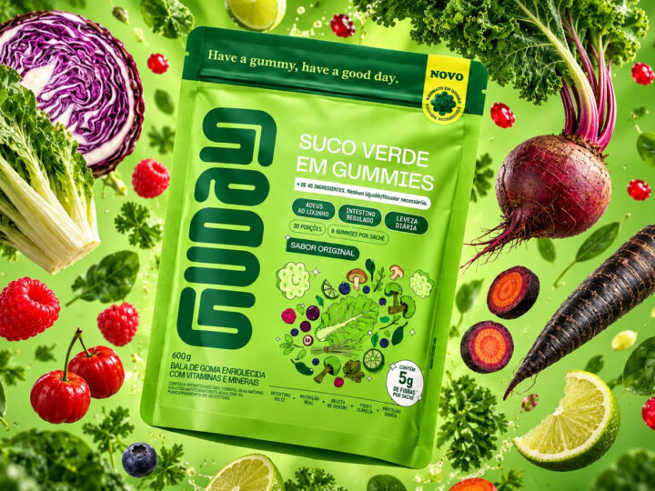Guday lança suco verde em gomas com vitaminas e fibras